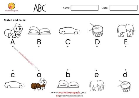 Uppercase and lowercase letters matching worksheets. Children must match upper case letters to their lower case equivalent letters Match The Uppercase With Lower Case, Lower Case And Upper Case Matching, Matching Upper And Lowercase Letters, Upper And Lower Case Letter Matching Alphabet Activities, Upper And Lower Case Letter Matching, Letter Matching Worksheet, Phonics Reading Passages, Letter Sort, Reading For Beginners