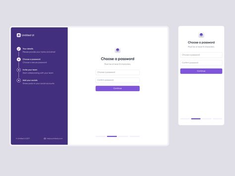 User Login Design, Login Ui Website, Login Form Design, Login And Sign Up Page Design, Steps Web, Login Form Ui Design, Ux Tips, Ui Illustration, Ui Website