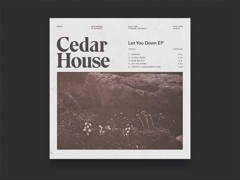 Cd Album Covers, Album Cover Inspo, Cedar House, Back Cover Design, Music Album Design, Cd Cover Design, 잡지 레이아웃, Album Artwork Cover Art, Album Cover Ideas