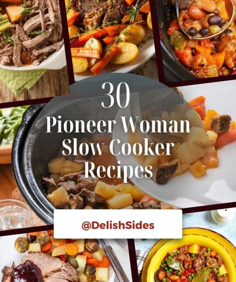 Favorite Slow Cooker Recipes, Paula Deen Crockpot Recipes, Most Pinned Crockpot Recipes, Pioneer Woman Crockpot Recipes Slow Cooker, Crockpot Recipes Pioneer Woman, Pioneer Woman Stew, Ree Drummond Crockpot Recipes, Southern Crock Pot Recipes, Food Network Crockpot Recipes