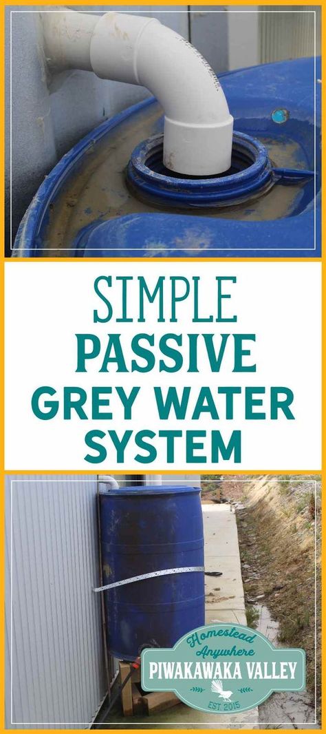 We have set up this passive grey water recycling system that feeds my plants while I am busy doing other things. DIY, do it yourself, make your own, recycle, upcycle, Self sufficient, Crop production and management, Small farm, Hobby farms, Self sufficient homestead, How to start small garden, Homestead living, modern homesteading,  DIY projects, DIY instructions, #selfsufficiency #blacksmith #diyproject #diyoutdoorprojects Grey Water System Diy, Water Recycling System, Crop Production And Management, Grey Water Recycling, Rain Barrel System, Homesteading Diy Projects, Water Recycling, Grey Water System, Water From Air