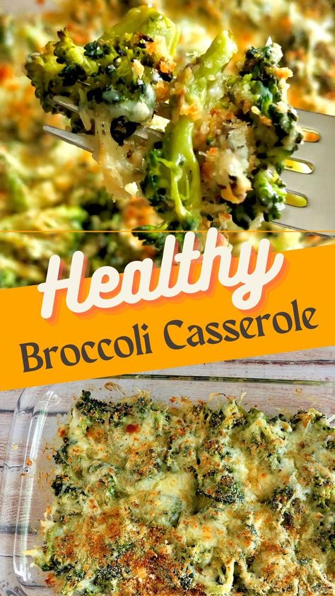 Brocoli Cheddar Casserole Recipes, Healthy Broccoli Cheddar Casserole, Broccoli Baked In Oven Cheese, Healthy Broccoli And Cheese Casserole, Baked Broccoli Casserole, Creamy Baked Broccoli, Brocoli Cheese Bake, Healthy Broccoli Casserole Recipes, Brocolli Casserole Recipe