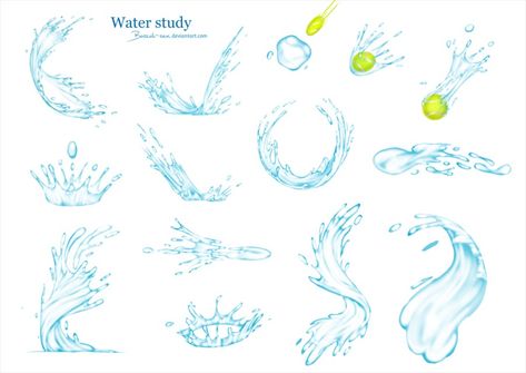 Principles Of Animation, Abstract Tattoo Designs, Water Illustration, Water Drawing, Water Effect, Dragon Illustration, Lifestyle Illustration, Graffiti Cartoons, Digital Painting Tutorials