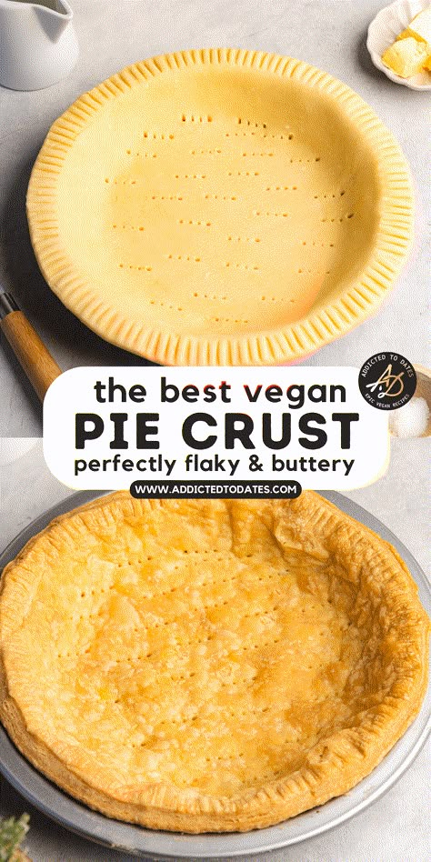 Gluten Free Dairy Free Pie Crust Recipe, Vegan Pie Dough, Vegan Sweet Bread, Vegan Pastries Recipes, Thanksgiving Vegan Recipes, Vegan Gluten Free Pie Crust, Vegan Christmas Pie, Vegan Banana Cream Pie, Vegan Pie Recipes