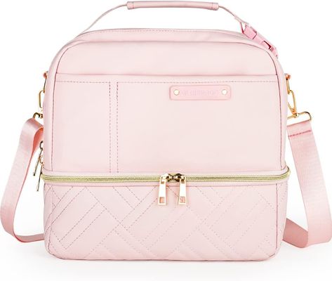 Aesthetic Lunch Bags, Lunch Box Backpack, Pink Lunch Box, Large Lunch Bag, Pink Lunch Bag, Stylish Lunch Bags, Lunch Box Cooler, Lunch Boxes For Women, Rope Workout