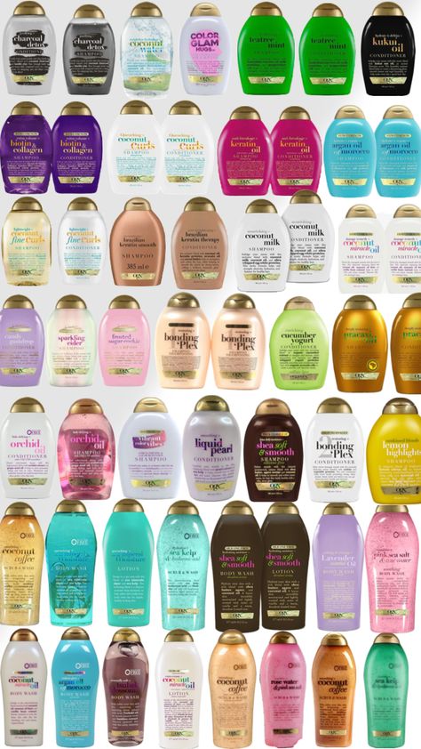 Ogx Shampoo, Ogx Hair Products, Hair And Skin Vitamins, Shuffles Preppy, Makeup Accesories, Hair Supplies, Shower Skin Care, Pretty Skin Care, Pretty Skin