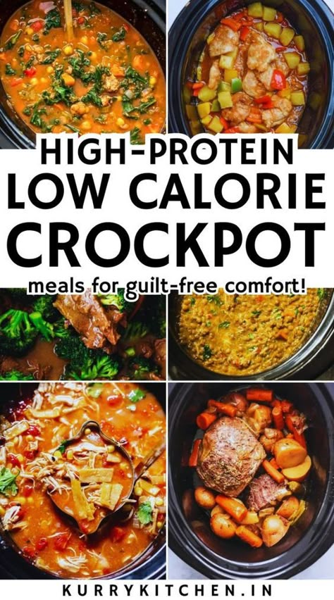 Discover easy, high-protein, low-calorie Crockpot recipes perfect for healthy, satisfying meals. Satisfy your cravings without the extra calories, helping you stay on track without sacrificing taste! Try this Crockpot Recipes Under 400 calories with around 30gms of protein! Low Calorie Food Prep For The Week, Crockpot Dishes Healthy, Quick Healthy Crockpot Recipes, Macro Friendly Slow Cooker Chicken, Healthy Recipes Under 300 Calories, Bulk Low Calorie Meals, High Healthy Protein Meals, Super Easy Low Calorie Meals, Easy 400 Calorie Meals