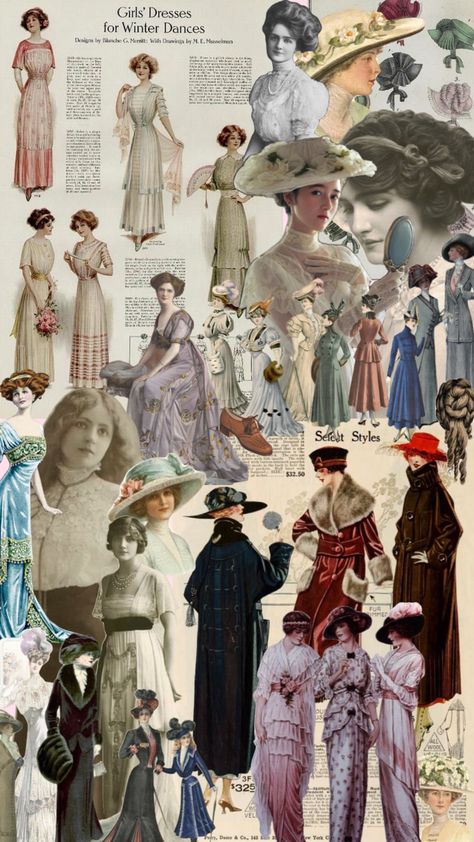 #1910aesthetic #edwardianera #edwardianclothing #edwardianfashion #1920s #1910s #downtonabbey 1910s Aesthetic Fashion, 1900-1920 Fashion, Fashion History Aesthetic, 1912 Aesthetic, Fashion Eras, 1912 Fashion Aesthetic, 1900 Outfits, 1916 Womens Fashion, 1900s Fashion Aesthetic