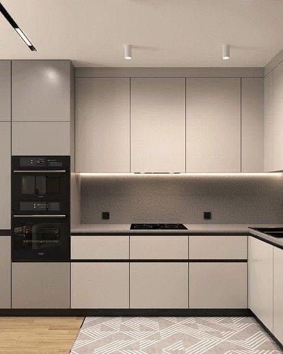 I Kitchen Design, U Kitchen Design, Kitchen Interior Modern, Best Kitchen Design, Aesthetic Interior Design, Best Kitchen Cabinets, Wallpaper Kitchen, Modern Kitchen Cabinet Design, Kitchen Interiors