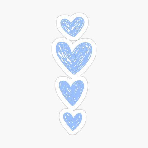 Get my art printed on awesome products. Support me at Redbubble #RBandME: https://www.redbubble.com/i/sticker/Blue-blood-hearts-by-Kristellabeauty/68845004.JCQM3?asc=u Blue Heart Sticker, Boy Background, Baby Boy Background, Blood Heart, Sticker Line, Glitter Bar, Collage Elements, Sticker Design Inspiration, Color Celeste