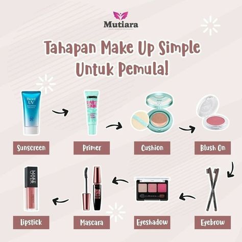 2020 Nov 18This Pin was discovered by Khusnull HayatiDiscover (and saveyour own Pins on Pinterest Cara Makeup, Make Up Simple, Membentuk Alis, How To Make Up, Mekap Mata, Recommended Skin Care Products, Makeup Order, Learn Makeup, Beautiful Skin Care