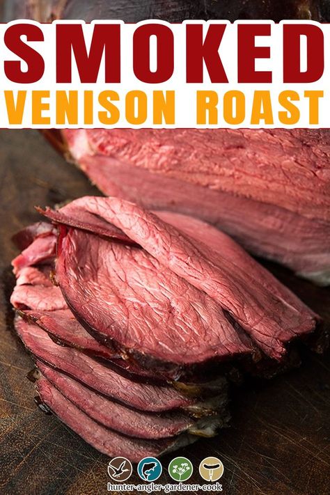 Smoker Venison Recipes, Venison Smoker Recipes, Smoked Deer Shoulder, Smoked Deer Roast, Smoked Venison Roast, Smoked Venison, Venison Shoulder Recipes, Smoked Venison Roast Recipe, Venison Roast Recipes