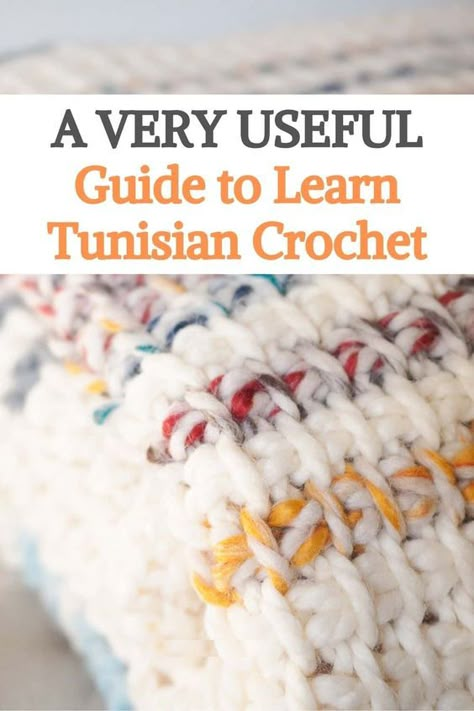 Learn How To Tunisian Crochet, Crochet Tuscan Stitch, Tuscan Crochet Stitch, How To Tunisian Crochet Tutorials, Tunisian Crochet Tutorial, Beginner Tunisian Crochet Patterns, Tunisian Crochet Hat Pattern Free, How To Tunisian Crochet, Tunisian Crochet Patterns Free Beginner Blanket