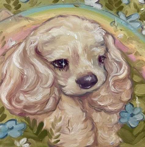 Cute Animal Paintings, Coquette Animals, Cute Paintings, Pinturas Disney, Art Inspiration Painting, Dreamy Art, Cute Animal Drawings, Sketchbook Art Inspiration, Funky Art