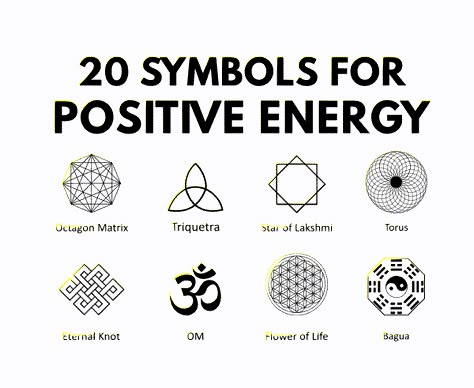 Positivity Symbols, Positive Energy Symbol, Simbols Tattoo, Positive Symbols, Protection Tattoo, Energy Symbols, Flower Of Life Symbol, Symbole Viking, Tattoos Black Women