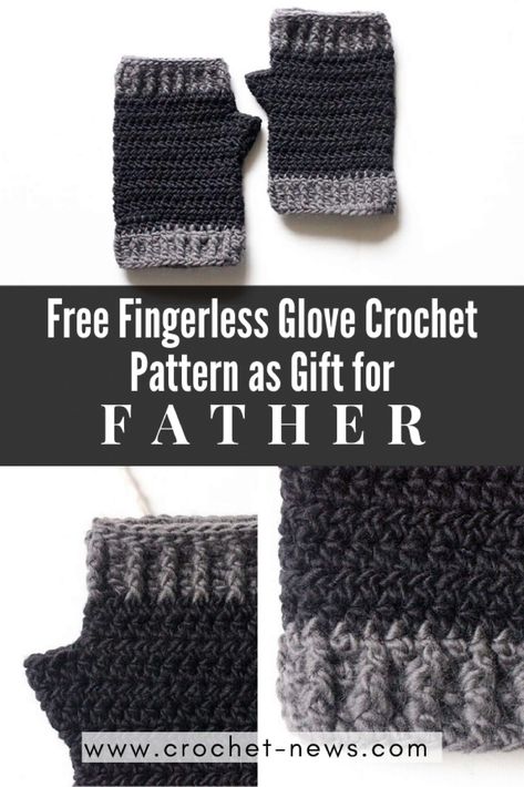 In two weeks, you’ll be celebrating your father’s retirement. Yay! He will finally have the long rest he truly deserves.Have you thought of what you’ll give to your loving father? Why not make something he can use like this free fingerless glove crochet pattern!It’s comfy enough for the cold days, and your father’s fingers are still fully functional even when wearing this glove!Continue reading this article to learn more about how to make this pattern. Crochet Men’s Fingerless Gloves, Men’s Fingerless Gloves Crochet Pattern, Crochet Mens Fingerless Gloves, Mens Fingerless Gloves Crochet Free Pattern, Mens Fingerless Gloves Crochet Pattern, Crochet Gloves Men, Crochet Gloves For Men, Crochet Dad Gifts, Glove Crochet Pattern