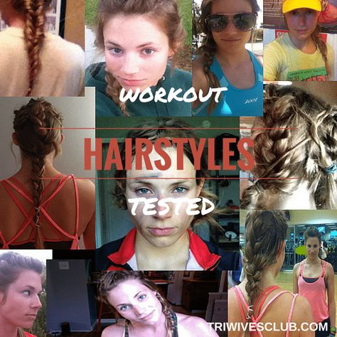 triathlon hairstyles Race Day Hair, French Braid Pigtails, Single Braid, Gym Hairstyles, Workout Hairstyles, Hair Knot, Triathlon Training, Pigtail Hairstyles, Swim Caps