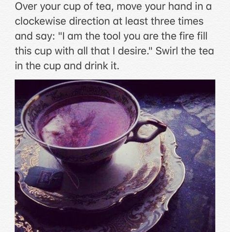 Mindful Intentions, Witchy Tea, Spell Ideas, Tea Witch, Witchcraft Stuff, Tea Magic, Witch Herbs, Easy Spells, Which Witch