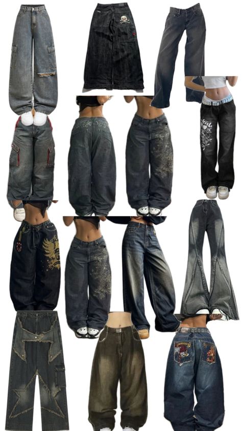 Baggy jeans Street Style Outfits Casual, Trendy Outfits For Teens, Outfit Inspo Casual, Tomboy Style Outfits, Quick Outfits, Swaggy Outfits, Tomboy Fashion, Cute Everyday Outfits, Cute Simple Outfits