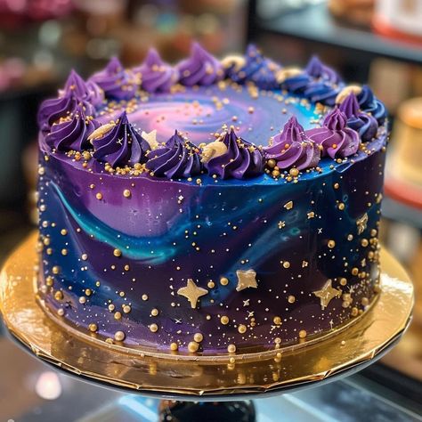 25th Birthday Cakes, Galaxy Cake, 10 Birthday Cake, Skull Cake, Cool Cake Designs, Funny Birthday Cakes, Crazy Cakes, Pretty Birthday Cakes, Cool Birthday Cakes