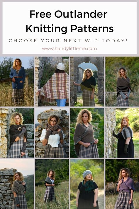 Outlander Knits Patterns Free, Highlander Knitting Patterns, Outlander Cowl Knitting Pattern, Outlander Knitting Patterns Free Shawl, Outlander Clothing Patterns, Free Outlander Knitting Patterns, Outlander Sewing Patterns, Crochet Outlander Patterns, Outlander Shawl Knitting Pattern