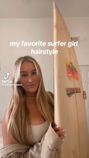 Hairstyles for Summer Hairstyles For Long Hair Dance, Beach Hair Ideas, Hair Inspo Curly, Surfer Hairstyles, Long Summer Hair, School Braids, Hairstyle Simple, Easy Beach Hairstyles, Surf Hair