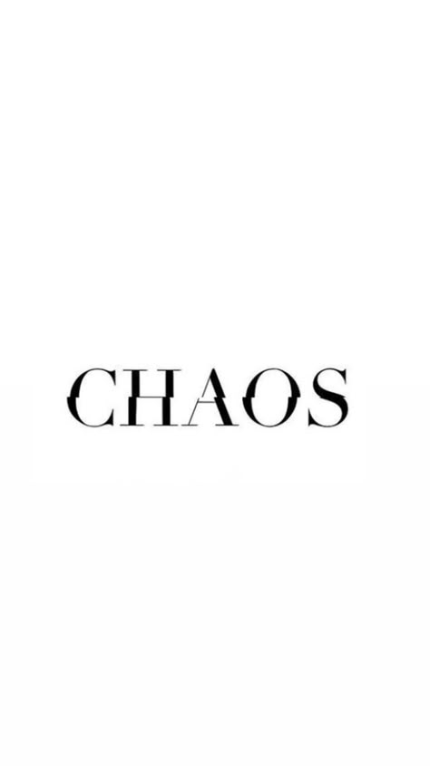 Find Calm In The Chaos Tattoo, Wavy Words Tattoo, Chaos Tattoo Design, Chaos Tattoo Words, Tally Tattoo, Chaos Tattoo Ideas, Why Not Tattoo, Chance Tattoo, Gabriel Tattoo