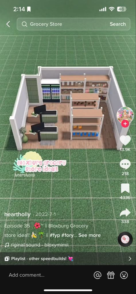 What To Put In A Bloxburg Town, Bloxburg Food Truck Ideas, Post Office Bloxburg Ideas, Roblox Store Ideas, Bloxburg Grocery Store Inside, Bloxburg Town Essentials, Things To Put In A Bloxburg Town, Town In Bloxburg Layout, Bloxburg Clothes Shop Ideas