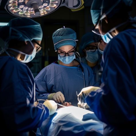 Surgical Team Operates: A dedicated surgical team focuses intently on a patient during a complex medical procedure. #surgery #medical #operation #hospital #surgeons #team #healthcare #procedure #aiart #aiphoto #stockcake https://ayr.app/l/KH41 Job Costumes, Surgeon Humor, Surgeon Office, Surgeon Quotes, Surgery Humor, Dental Office Organization, Wisdom Teeth Funny, Medical Equipment Storage, California School