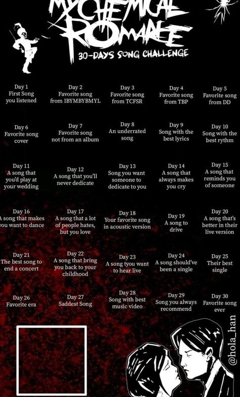 Helena My Chemical Romance, My Chemical Romance Songs, Mcr Albums, Mcr Songs, Mcr Band, 30 Day Music Challenge, My Chemical Romance Wallpaper, Music Challenge, 30 Day Song Challenge