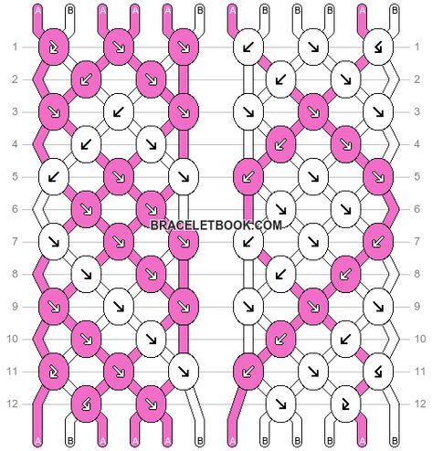 Heart bracelet pattern