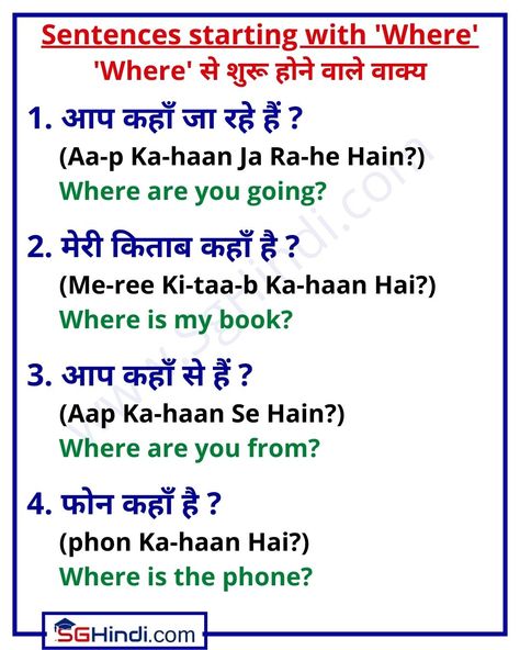 Hindi To Arabic Words, How To Learn Hindi, How To Learn Hindi Language, Learn Hindi Through English, Hindi Lessons, Spoken Hindi, Learning Hindi, Hindi Vocabulary, English To Hindi