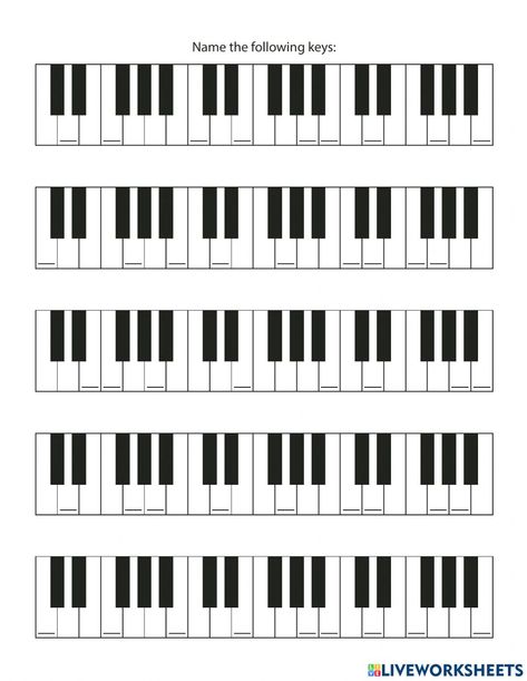 Musical Alphabet, Piano Worksheets, Ukulele Songs Beginner, Piano Pedagogy, Beginner Piano Music, Music Math, Music Theory Worksheets, Piano Teaching Resources, Beginner Piano