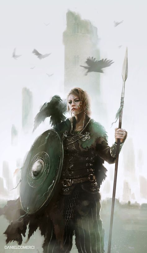 Viking Shield Maiden, Art Viking, Viking Character, Kubo And The Two Strings, Viking Metal, Celtic Warriors, Viking Shield, Viking Woman, Shield Maiden