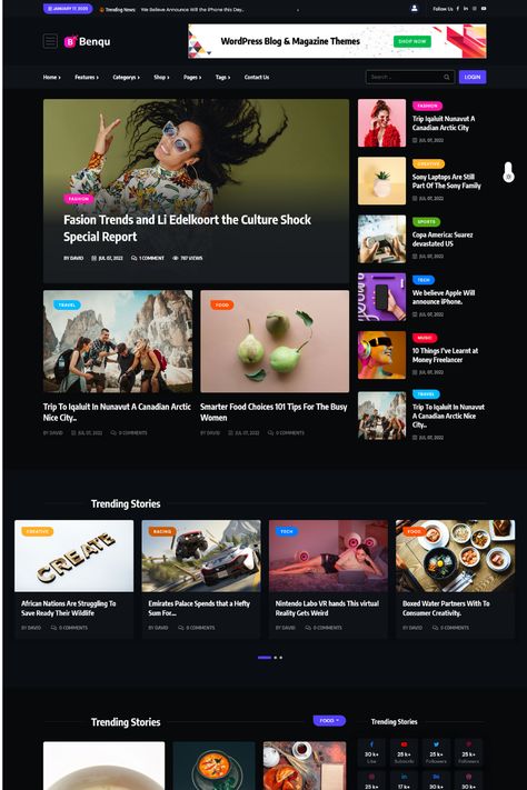 News Blog Website Design, Online Magazine Layout, Blog Ui Design, Online Magazine Website, Magazine Website Design, Article Website, Blog Website Template, Blog Website Design, News Website Design