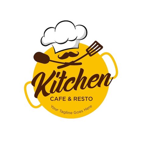 Recipe Logo Design, Culinary Logo Design Ideas, Caterers Logo, Kitchen Logo Design Branding, Food Catering Logo, Restaurant Logos Design, Restaurant Logo Design Branding, Logo Food Design, Logo Design For Restaurant