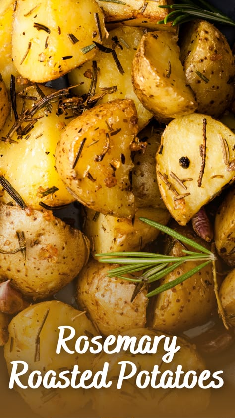 Potatoes Appetizers, Rosemary Red Potatoes, Entrees Recipes, Rosemary Roasted Potatoes, Roasted Baby Potatoes, Rosemary Potatoes, Potatoes In Oven, Herb Roasted Potatoes, Roasted Red Potatoes