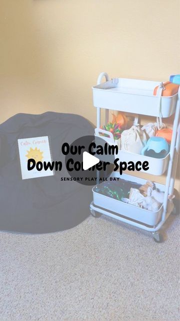 Preschool Calm Down Corner Ideas, Diy Calming Corner, Kids Calming Corner At Home, Calm Down Corner Home, Sensory Cool Down Corner, Toddler Calm Down Corner, Sensory Corner At Home, Calm Corner At Home, Quiet Corner Home Kids