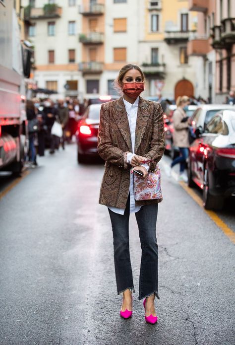 Olivia Palermo con vaqueros anchos Olivia Palermo Street Style, Olivia Palermo Outfit, Tan Outfit, Estilo Olivia Palermo, Olivia Palermo Lookbook, Olivia Palermo Style, Milan Fashion Weeks, Outfit Inspiration Fall, Victoria Secret Fashion Show