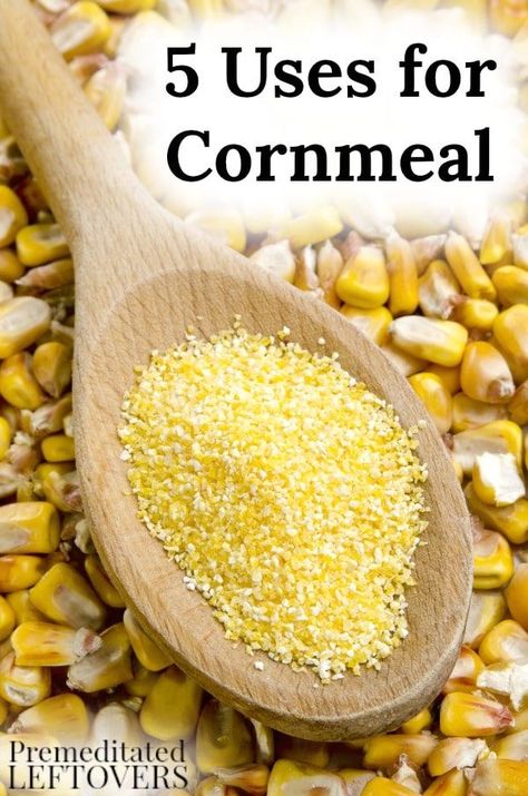 Cornmeal isn't just for the kitchen! Find out what else cornmeal can be used for! Yellow Corn Meal Recipe, Recipes That Use Cornmeal, Coarse Cornmeal Recipes, Corn Meal Recipes Healthy, Corn Meal Recipes Dinner, Uses For Cornmeal, Things To Make With Cornmeal, Cornmeal Recipes Easy, Cornmeal Recipes Dinner