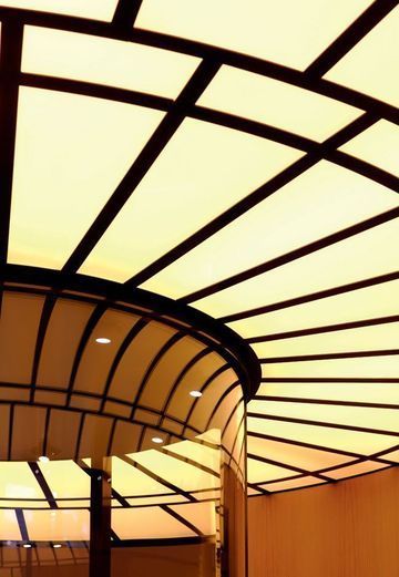 Streamline Art Deco, Art Deco Details, Art Deco Ceiling Design, Art Deco Hotel Interior, Art Deco Moodboard, Frank Lloyd Wright Art, Art Deco Office, Art Deco Lights, Art Nouveau Lighting