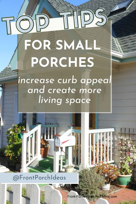 Extending Small Front Porch, Small Back Door Porch, Houses With Small Front Porch, Building Small Front Porch, Small Porch Cover Ideas, Small Front Porch Construction Ideas, Small Front Deck Designs, Row Home Front Porch, Front Porch Remodel Farmhouse