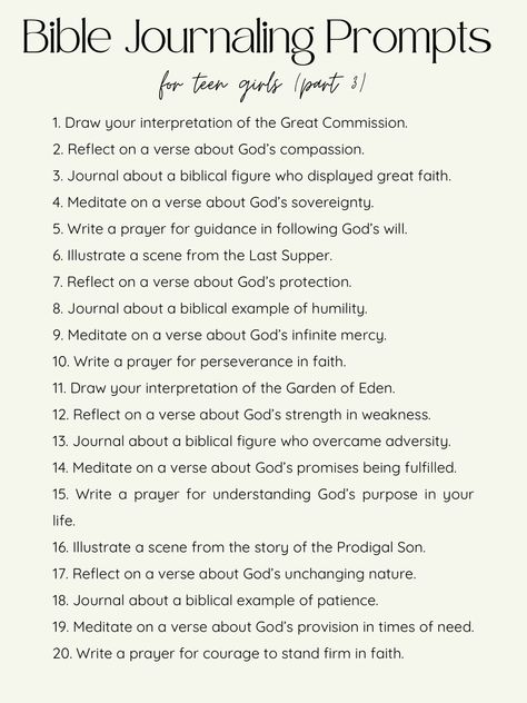 Feel free to use these prompts to explore your faith, express your thoughts, and deepen your relationship with God through your journaling. Christian Journal Prompts Faith, God Journal Prompts, Starting Journaling, Bible Journaling Prompts, Bible Journal Prompts, God Journal, Christian Journal Prompts, Jesus Journal, Empty Journal