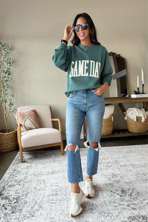 Abercrombie denim sale! 25% off plus 15% off Code: AFLOVERLY Game day sweatshirt is a size small Denim is 27 long New balance 327 are back in stock! #LTKxAF

#LTKU#LTKSaleAlert
https://liketk.it/4NoxM New Balance 237 Women Outfit, Jeans And Tennis Shoes Outfit, New Balance Shoes Women's Outfit, New Balance 327 Women Outfit, New Balance 574 Outfit Women, New Balance 327 Outfit, New Balance 327 Women, Game Day Sweatshirt, Tennis Shoes Outfit