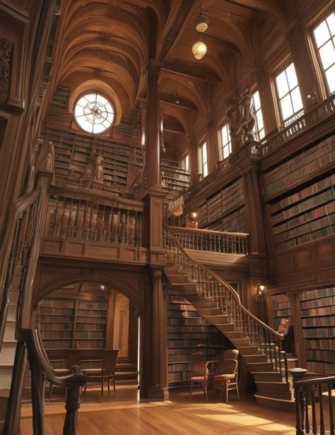 19th Century Library, Big Old Library, 18th Century Library, Library Model Architecture, Library Building Architecture, Old Library Exterior, Castle Library Aesthetic, 1800s Library, Fantasy Library Aesthetic