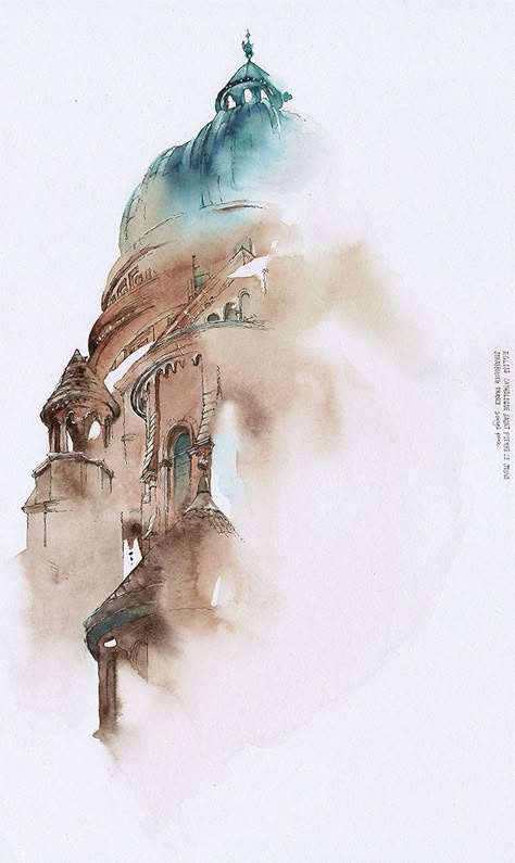 Watercolor City, Watercolor Architecture, Urban Sketches, Urban Sketch, European Architecture, Architecture Drawing Art, Architecture Painting, 수채화 그림, Tableau Art