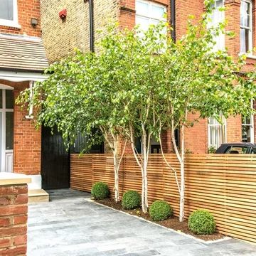 Front Driveway Ideas, Small Front Garden Ideas, Victorian Front Garden, Front Garden Ideas Driveway, Garden Ideas Driveway, Garden Ideas Uk, Slate Paving, Small Front Gardens, Front Gardens