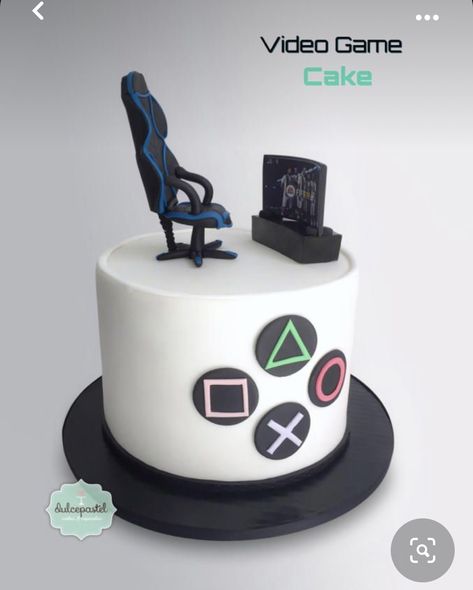 18th Birthday Cake For Guys, Ps4 Cake, Video Game Cake, Playstation Cake, Xbox Cake, Game Cake, Video Game Cakes, Video Games Birthday Party, Mini Torte