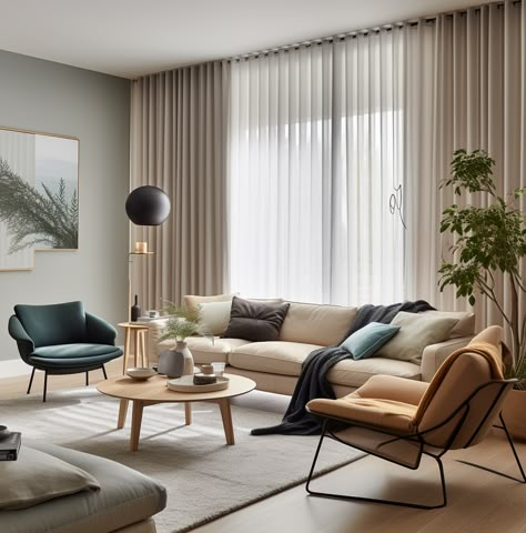 🛋️Elevate your living spaces with curtains and upholstery crafted for everyday living, providing a calm and inviting ambiance. Choose JOTEX for a home that embodies the functional serenity of Japandi.🌌 #JotexFabrics #InspiredFabrics #JapandiInteriors #FunctionalComfort #NaturalMaterials #HomeSanctuary Scandinavian Blinds Living Room, Japandi Living Room Curtain, Japandi Style Curtains, Scandinavian Interior Curtains, Japandi Curtains Living Room, Japandi Curtain Ideas, Curtain Japandi, Japandi Curtains, Japandi Condo