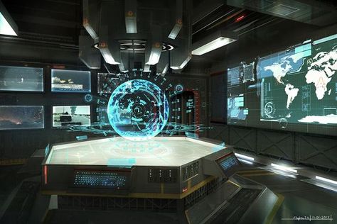 Scifi Interior, Spaceship Interior, Sci Fi Environment, Control Room, Futuristic Interior, Marvel Dr, Mcu Dr, Future Tech, Futuristic City